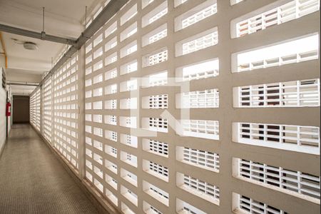 Área comum - Corredor dos Apartamentos de kitnet/studio para alugar com 1 quarto, 40m² em Consolação, São Paulo