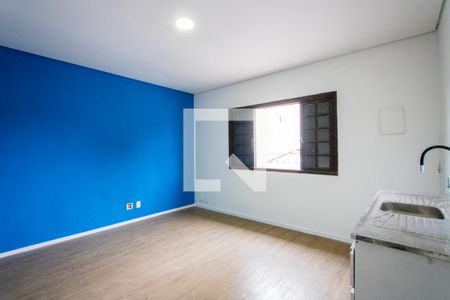 Sala/Quarto/Cozinha de casa para alugar com 1 quarto, 25m² em Casa Branca, Santo André