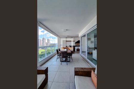 Varanda da Sala de apartamento para alugar com 3 quartos, 242m² em Água Branca, São Paulo