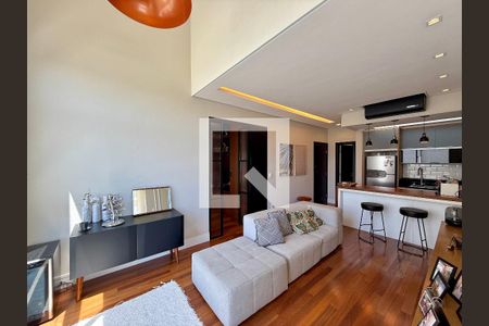 Sala de apartamento para alugar com 2 quartos, 85m² em Cidade Monções, São Paulo