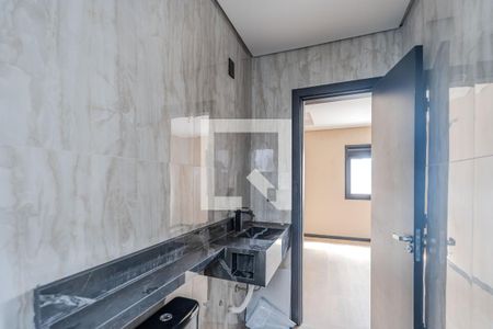 Casa de condomínio à venda com 122m², 3 quartos e 2 vagasBanheiro do Quarto 1