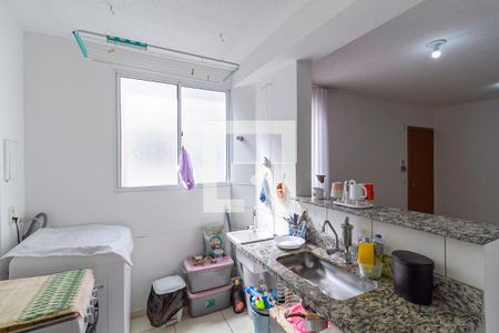 Apartamento para alugar com 42m², 2 quartos e 1 vagaCozinha e Área de Serviço