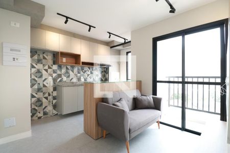 Sala de apartamento para alugar com 1 quarto, 27m² em Barra Funda, São Paulo