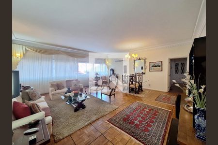 Sala de apartamento à venda com 4 quartos, 155m² em Lagoa, Rio de Janeiro