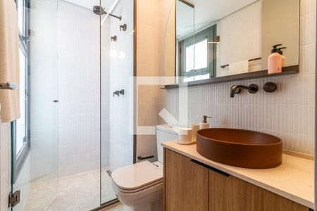 Banheiro da Suíte 1 de apartamento à venda com 3 quartos, 209m² em Jardim Paulista, São Paulo