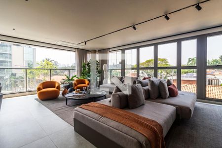 Sala de apartamento à venda com 3 quartos, 209m² em Jardim Paulista, São Paulo