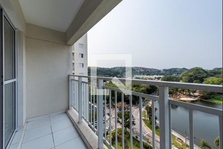 Varanda de apartamento para alugar com 3 quartos, 76m² em Morro Nova Cintra, Santos