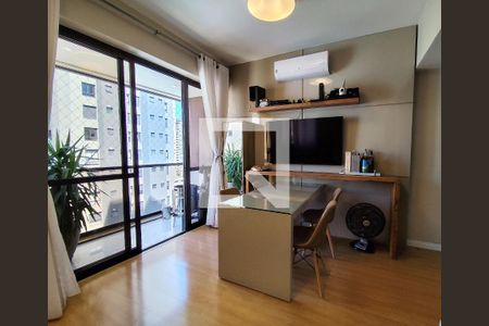 Sala de apartamento para alugar com 1 quarto, 54m² em Funcionários, Belo Horizonte