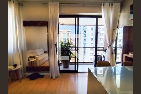 Sala de apartamento para alugar com 1 quarto, 54m² em Funcionários, Belo Horizonte