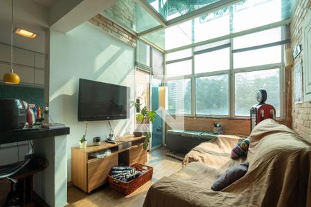 Apartamento à venda com 61m², 1 quarto e 2 vagasSala