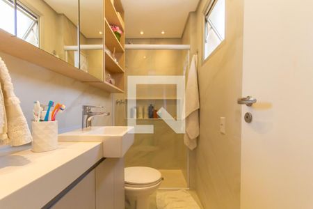 Banheiro da Suíte 1 de apartamento para alugar com 3 quartos, 80m² em Vila Mariana, São Paulo