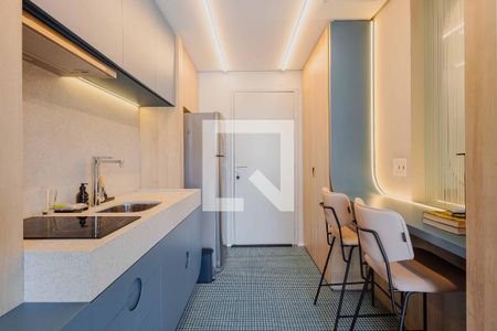 Studio para alugar com 27m², 1 quarto e 1 vagaCozinha