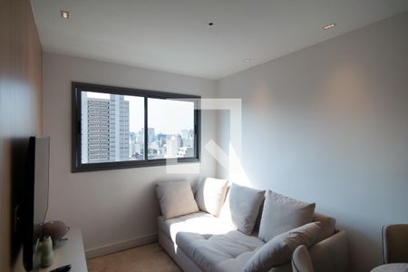 Sala / Cozinha de apartamento à venda com 1 quarto, 26m² em Bela Vista, São Paulo