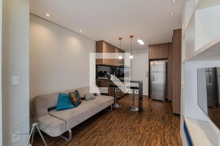 Sala de apartamento à venda com 1 quarto, 42m² em Bela Vista, São Paulo