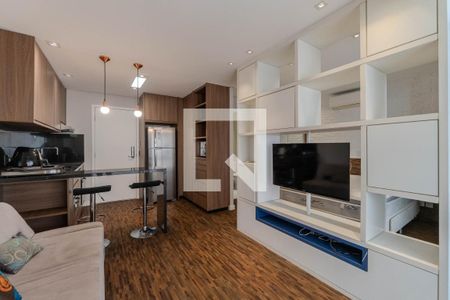 Sala de apartamento à venda com 1 quarto, 42m² em Bela Vista, São Paulo