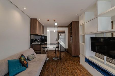 Sala de apartamento à venda com 1 quarto, 42m² em Bela Vista, São Paulo