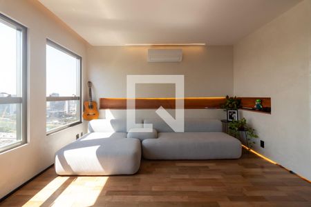 Sala de apartamento à venda com 1 quarto, 75m² em Jardim Fonte do Morumbi, São Paulo