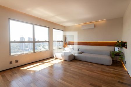 Sala de apartamento à venda com 1 quarto, 75m² em Jardim Fonte do Morumbi, São Paulo
