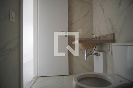 Banheiro da Suíte de apartamento à venda com 1 quarto, 43m² em Petrópolis, Porto Alegre