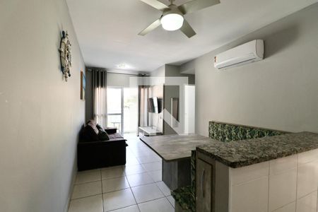 Sala de apartamento para alugar com 2 quartos, 58m² em Enseada, Guarujá