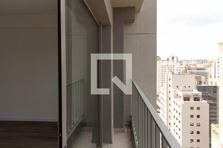 Varanda de kitnet/studio à venda com 1 quarto, 24m² em Vila Nova Conceição, São Paulo