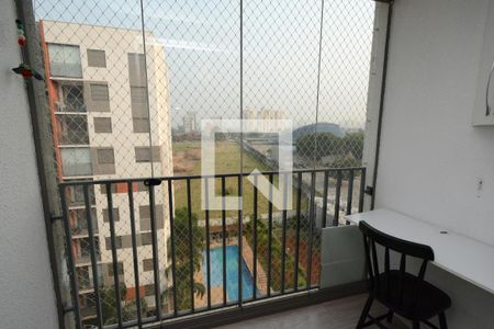 Varanda da Sala de apartamento à venda com 2 quartos, 50m² em Usina Piratininga, São Paulo