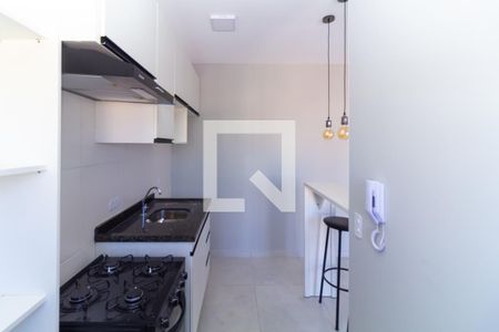Cozinha de apartamento para alugar com 1 quarto, 29m² em Jardim Angela (zona Leste), São Paulo