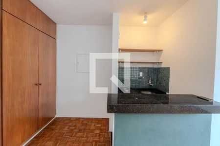 Cozinha de kitnet/studio para alugar com 1 quarto, 38m² em Consolação, São Paulo