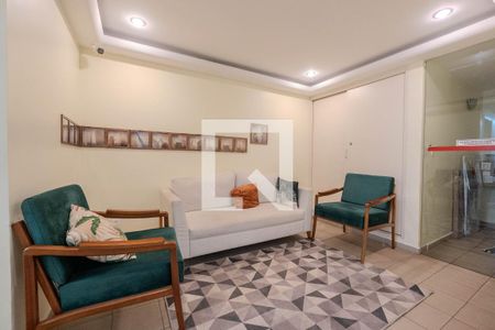 Studio para alugar com 38m², 1 quarto e sem vaga Studio para alugar com 38m², 1 quarto e sem vagaHall de entrada