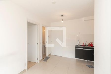 Sala/ Cozinha de apartamento para alugar com 2 quartos, 33m² em Santo Amaro, São Paulo