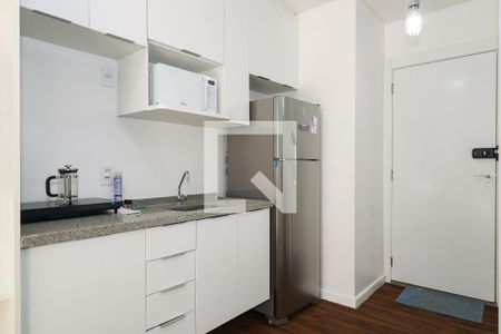 Studio para alugar com 25m², 1 quarto e sem vagaCozinha do Studio