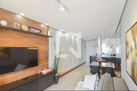 Sala de apartamento à venda com 3 quartos, 87m² em Baeta Neves, São Bernardo do Campo