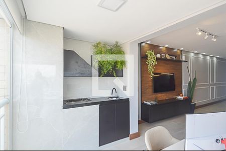 Varanda gourmet de apartamento à venda com 3 quartos, 87m² em Baeta Neves, São Bernardo do Campo