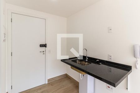 Cozinha de kitnet/studio à venda com 1 quarto, 26m² em República, São Paulo