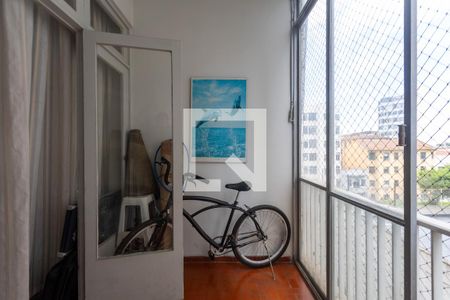 Sala Varanda de apartamento à venda com 3 quartos, 80m² em Praça da Bandeira, Rio de Janeiro