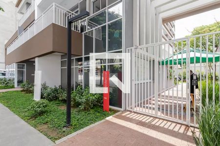 Studio para alugar com 27m², 1 quarto e sem vaga Studio para alugar com 27m², 1 quarto e sem vagaFachada