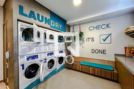 Studio para alugar com 27m², 1 quarto e sem vaga Studio para alugar com 27m², 1 quarto e sem vagaLavanderia