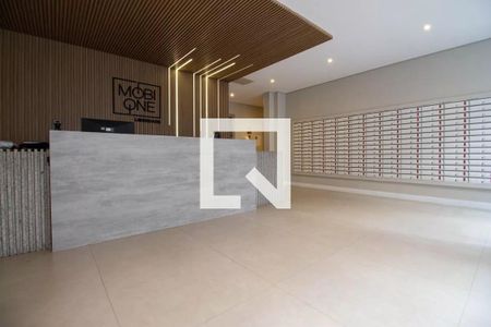 Studio para alugar com 27m², 1 quarto e sem vaga Studio para alugar com 27m², 1 quarto e sem vagaHall de entrada