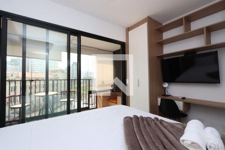 Studio - ambiente quarto de kitnet/studio para alugar com 1 quarto, 25m² em Vila Mariana, São Paulo