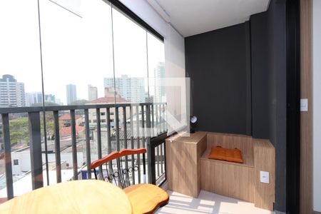 Varanda de kitnet/studio para alugar com 1 quarto, 25m² em Vila Mariana, São Paulo