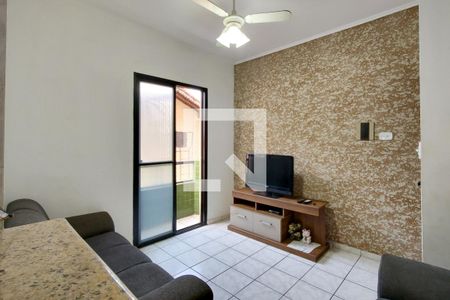 Sala de apartamento para alugar com 2 quartos, 94m² em Aviação, Praia Grande