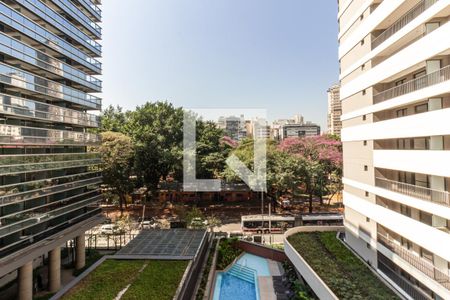 Varanda - Vista de apartamento à venda com 1 quarto, 49m² em Santa Ifigênia, São Paulo