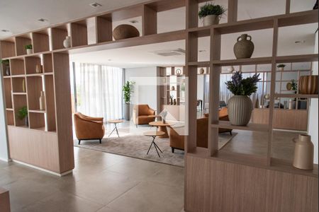 Studio à venda com 26m², 1 quarto e sem vagaHall social