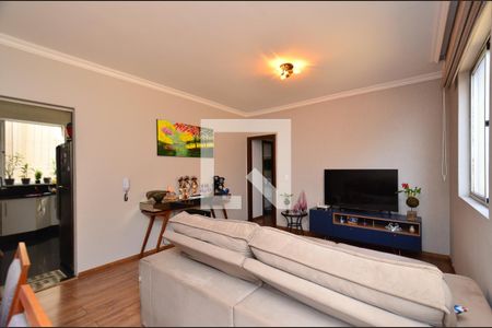 Sala 2 ambientes de apartamento à venda com 3 quartos, 90m² em Palmares, Belo Horizonte