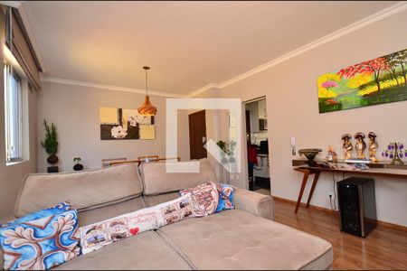 Sala 2 ambientes de apartamento à venda com 3 quartos, 90m² em Palmares, Belo Horizonte