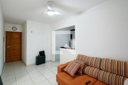 Sala de apartamento para alugar com 1 quarto, 55m² em Guilhermina, Praia Grande