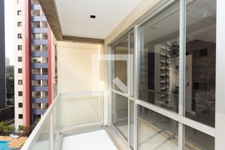 Varanda de apartamento à venda com 1 quarto, 100m² em Vila Olímpia, São Paulo