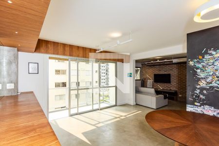 Sala de apartamento à venda com 1 quarto, 100m² em Vila Olímpia, São Paulo