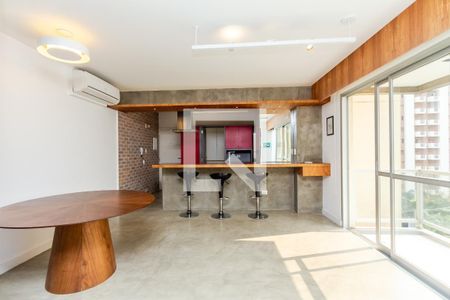 Sala de apartamento à venda com 1 quarto, 100m² em Vila Olímpia, São Paulo