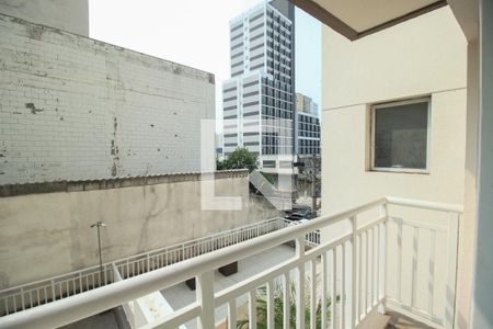 Varanda Quarto de apartamento para alugar com 1 quarto, 28m² em Brás, São Paulo
